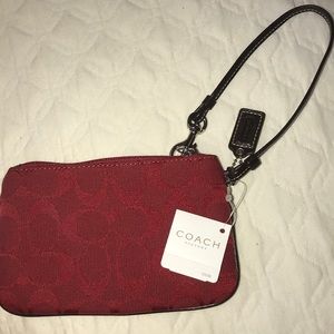 Red Coach Wallet (small)